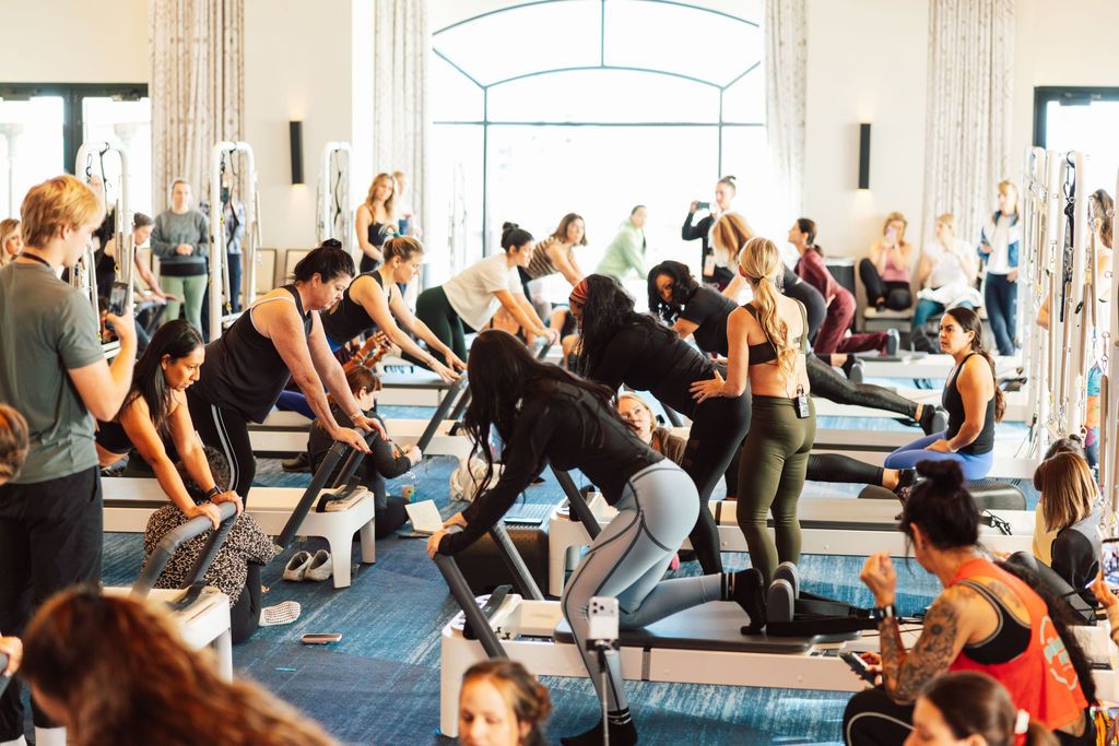 Instructors in workshop at The Pilates Journal Expo