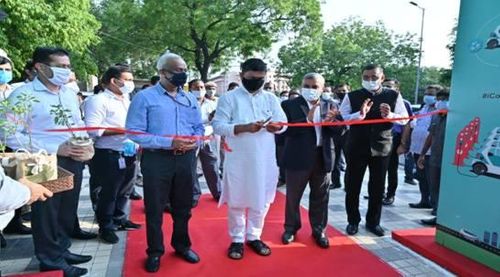 India’s first of its kind public EV Charging Plaza inaugurated by Union Power Minister