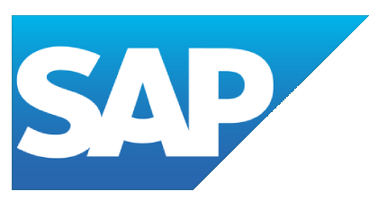 sap logo in blue