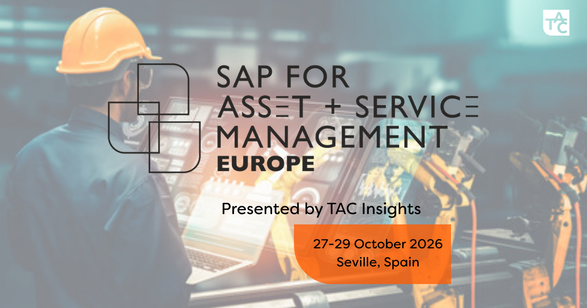 SAP for Asset & Service Management Europe logo