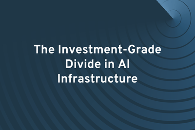 The Investment-Grade Divide in AI Infrastructure