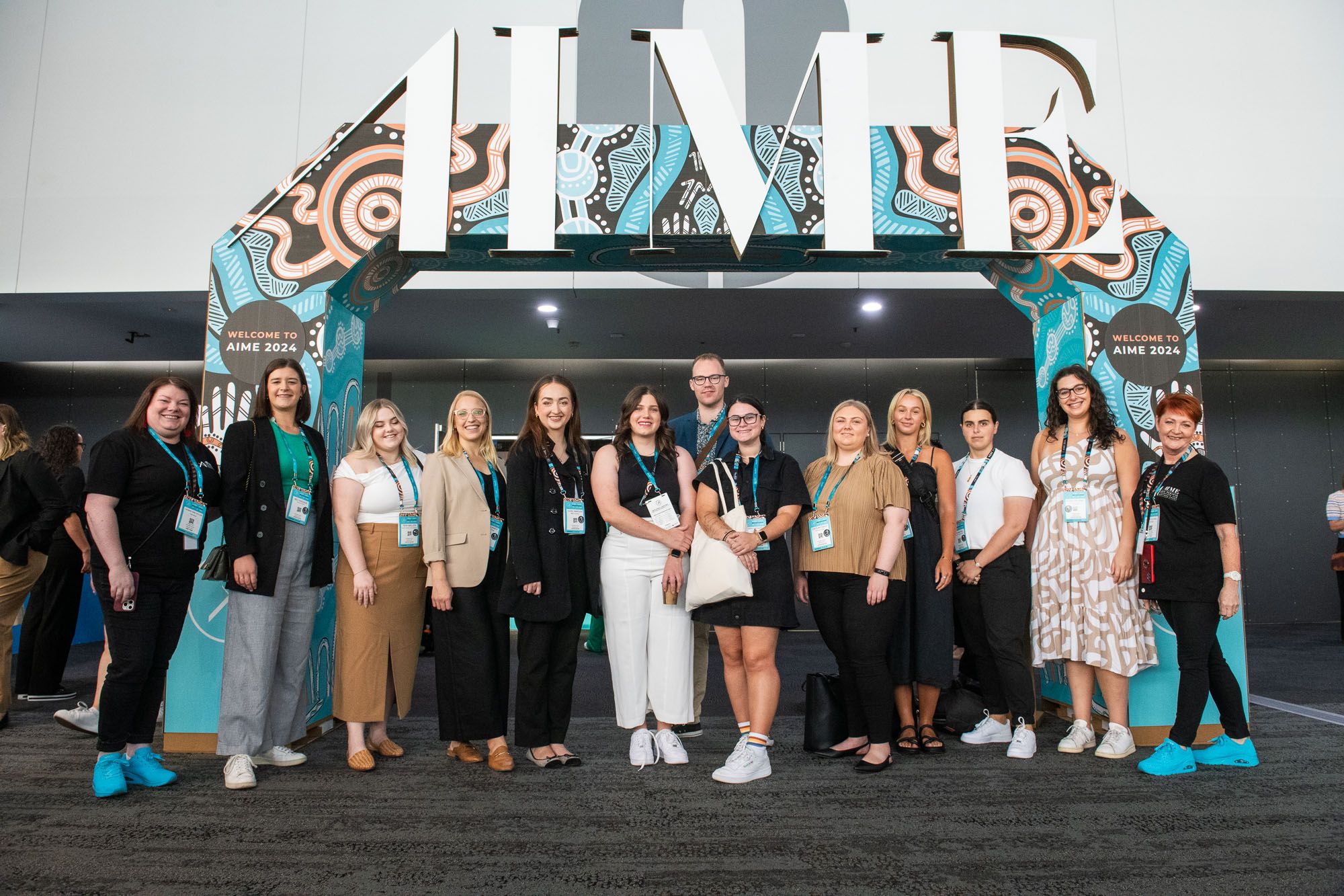 Accelerate Program members at AIME 2024