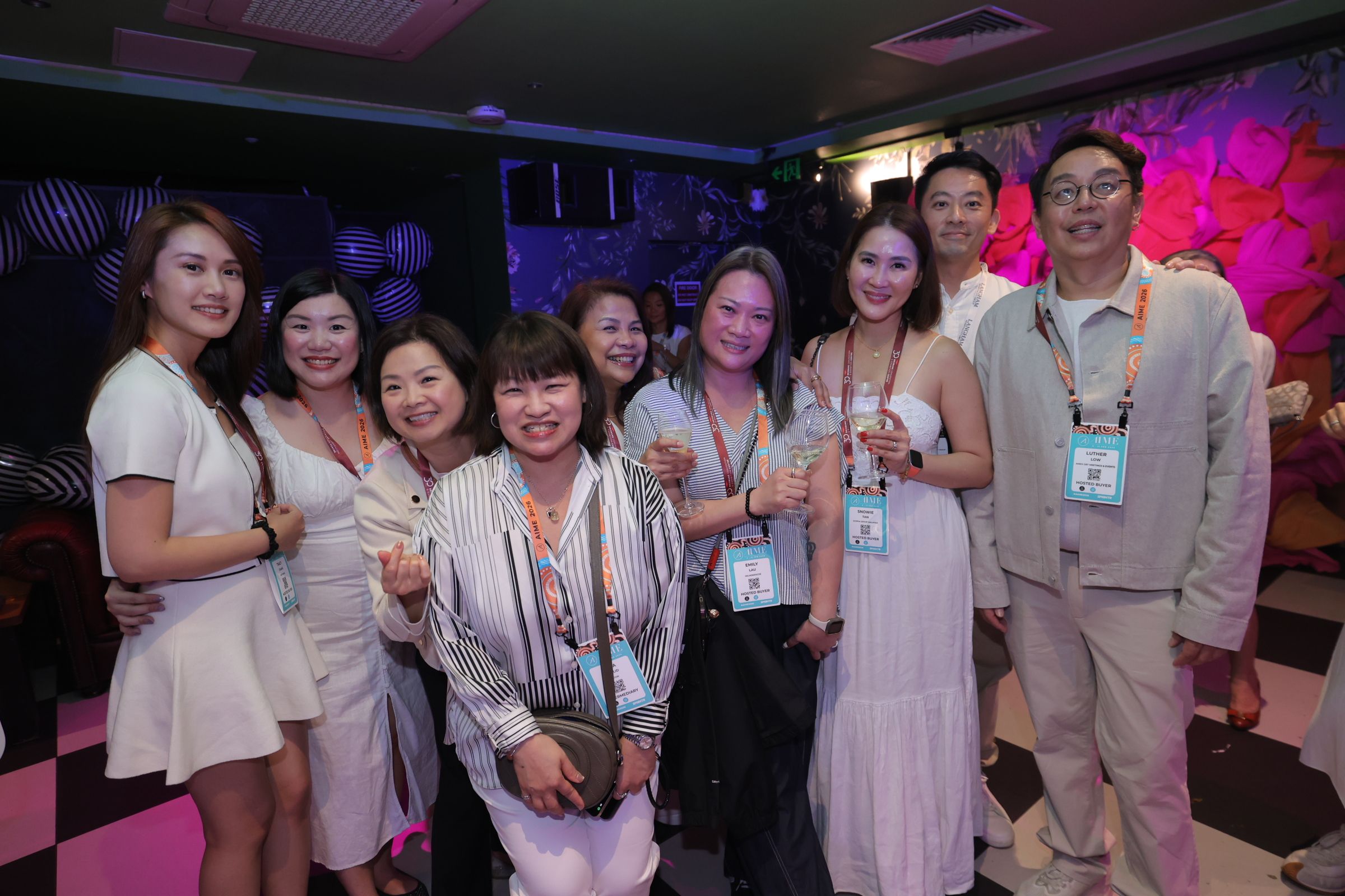 AIME hosted buyers at the Welcome Event