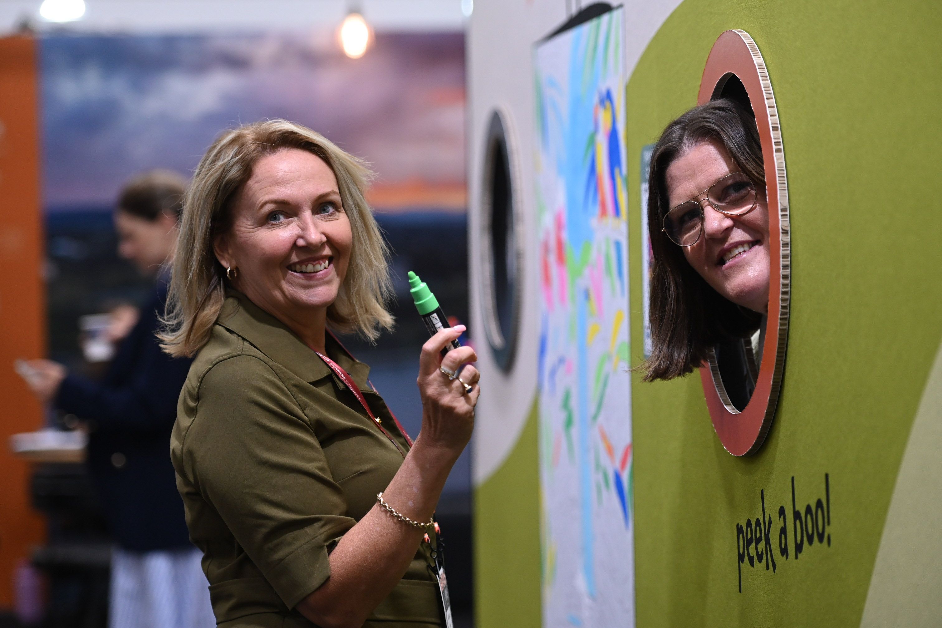 AIME trade show floor