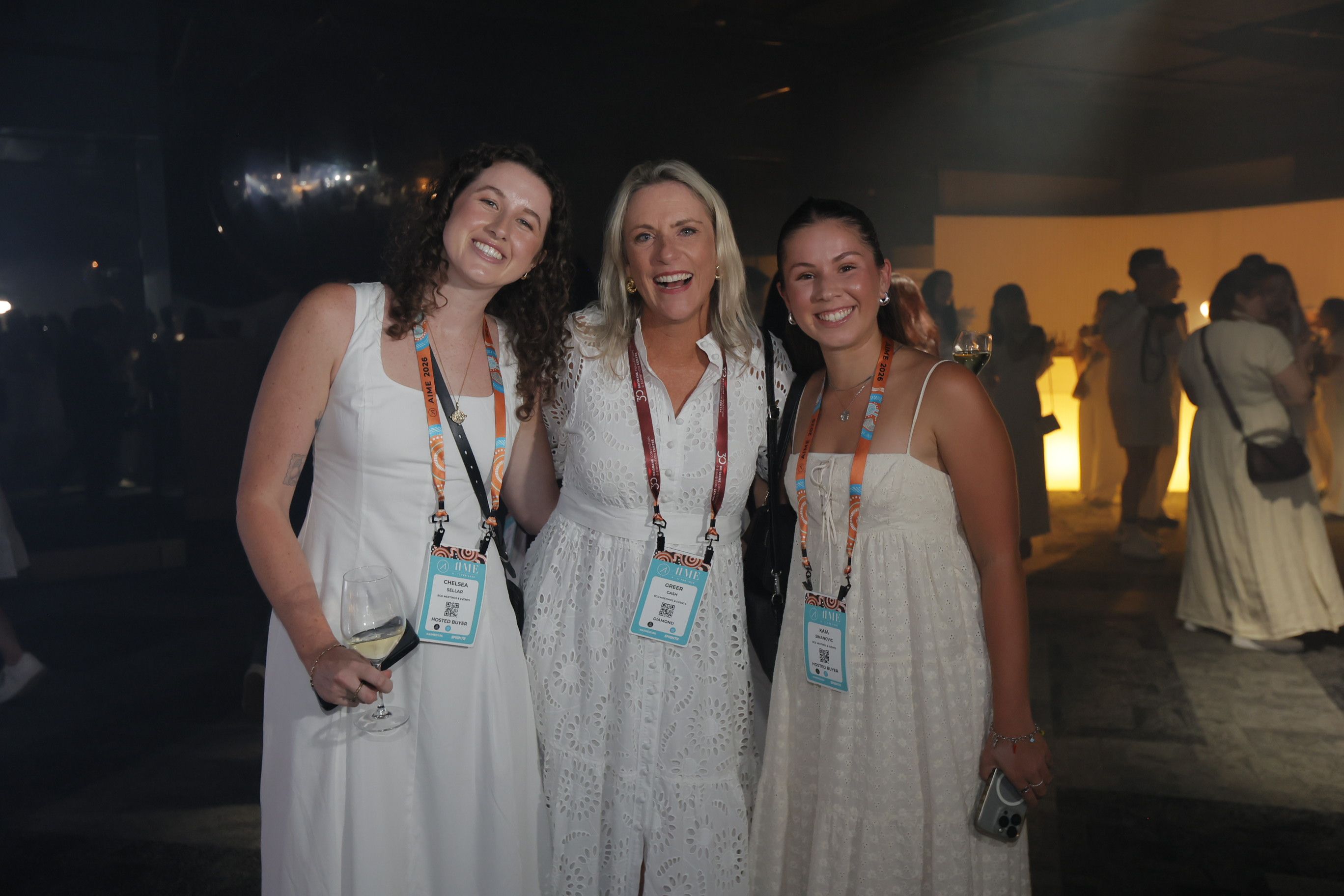 Hosted buyers at the AIME Welcome Event