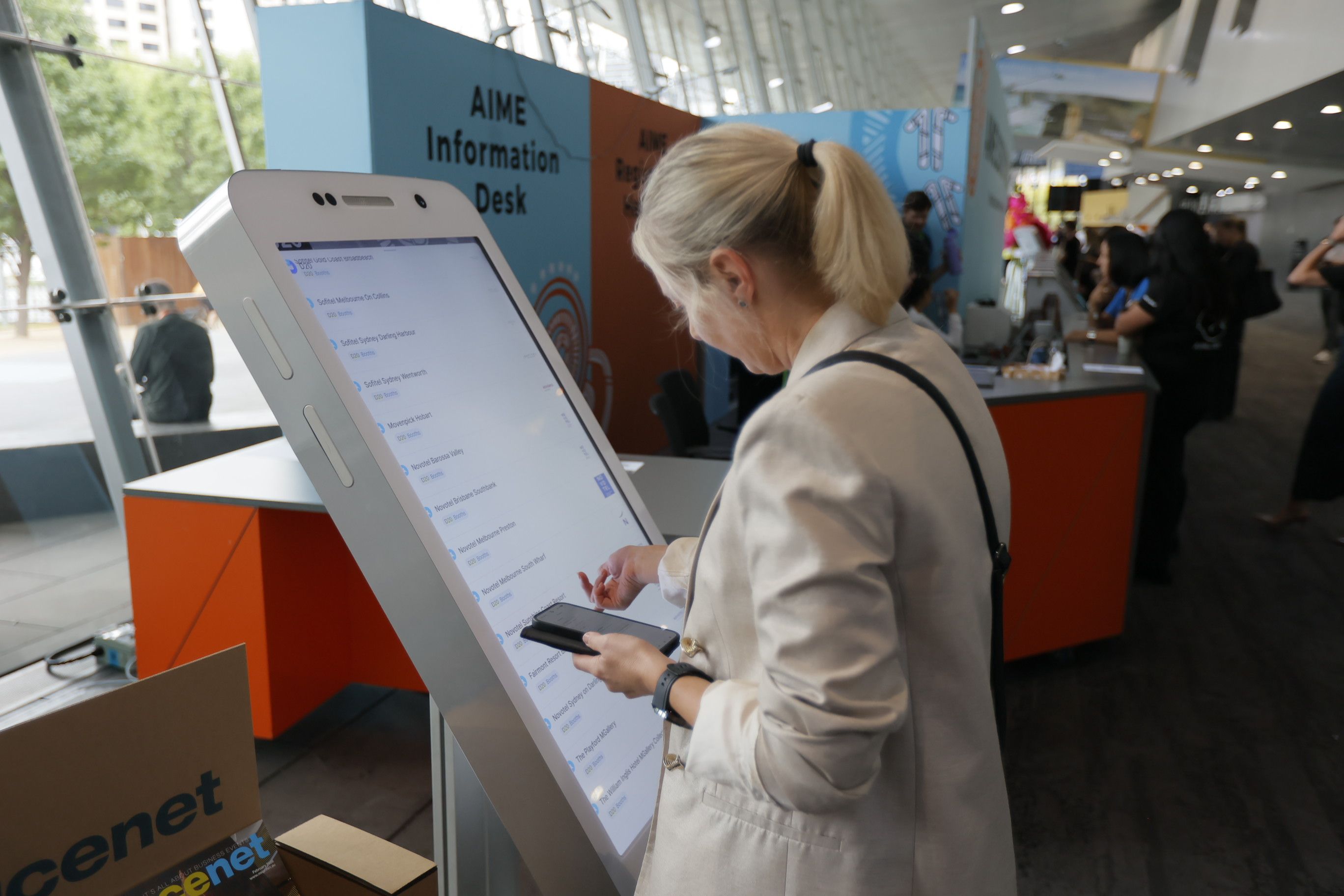 Digital floorplan at AIME