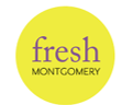Fresh Montgomery logo. Yellow circle background. 