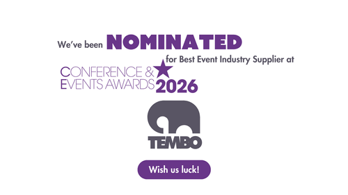 TEMBO Shortlisted for Best Event Industry Supplier at the Conference & Event Awards 2026