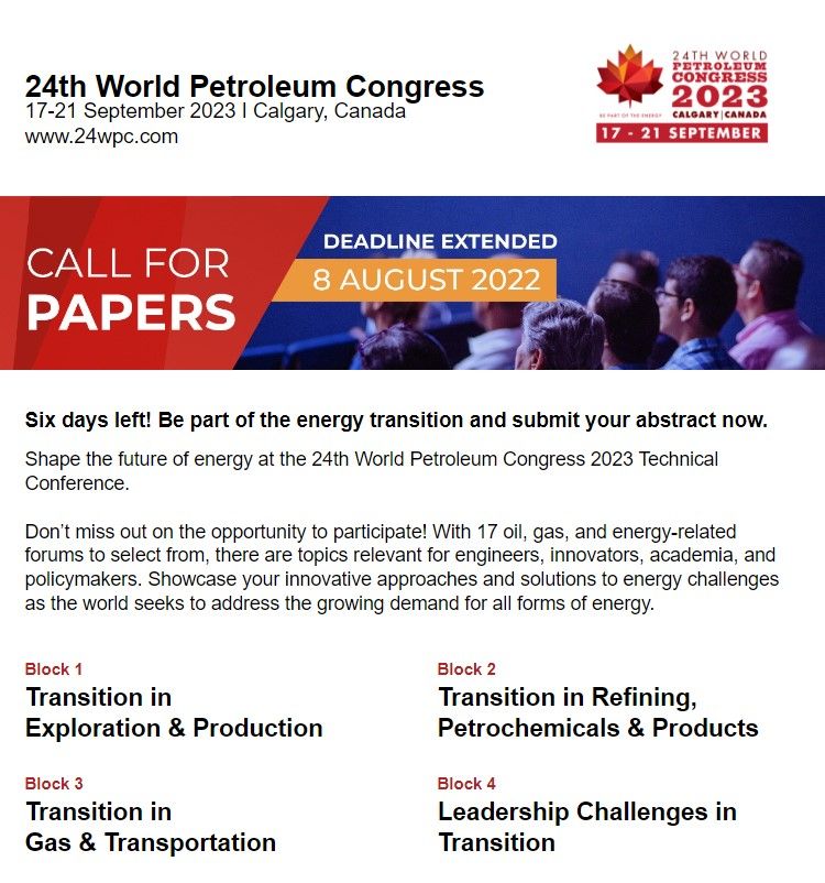 24 world petroleum congress