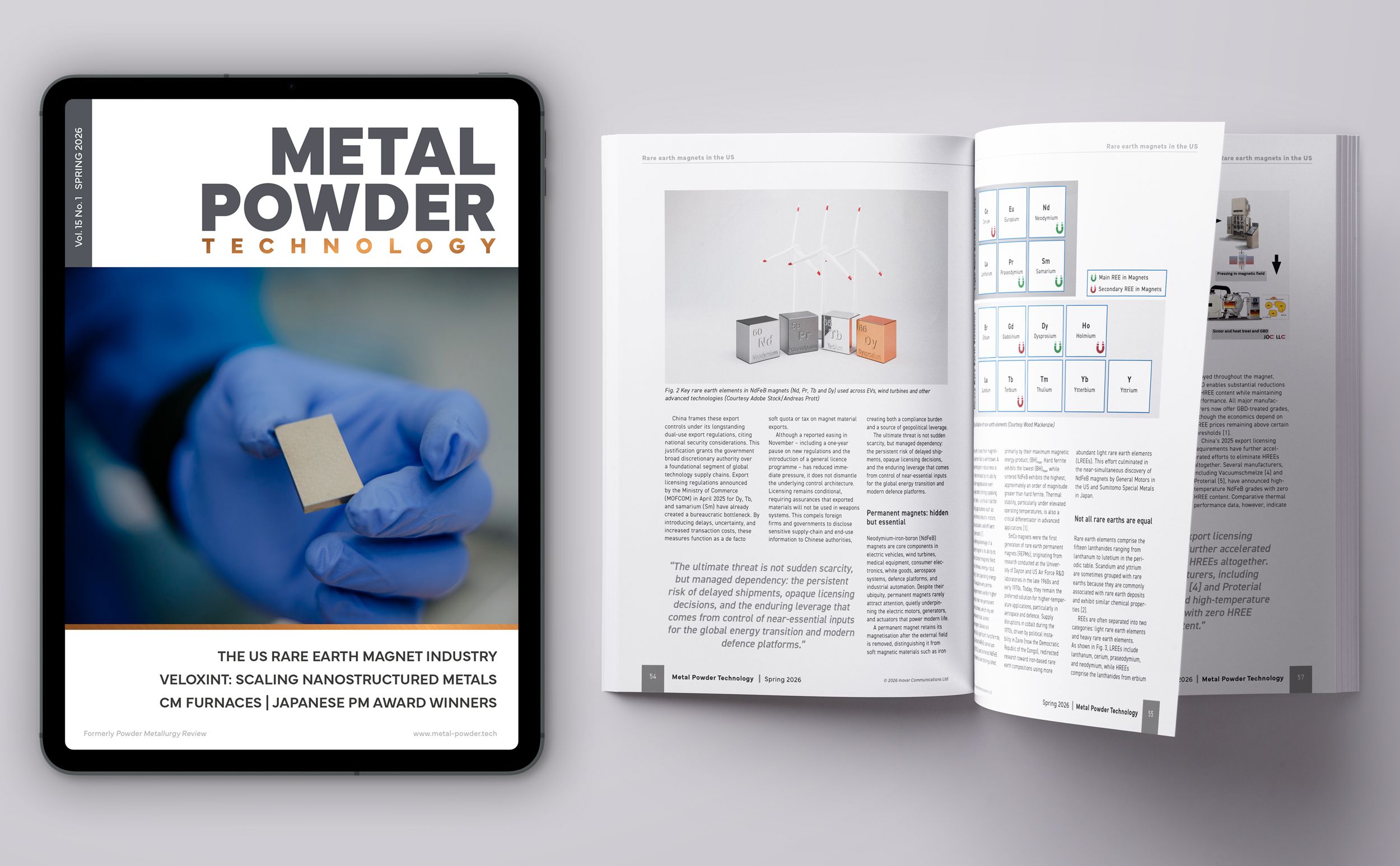 The Spring 2026 Issue of Metal Powder Technology magazine is now published