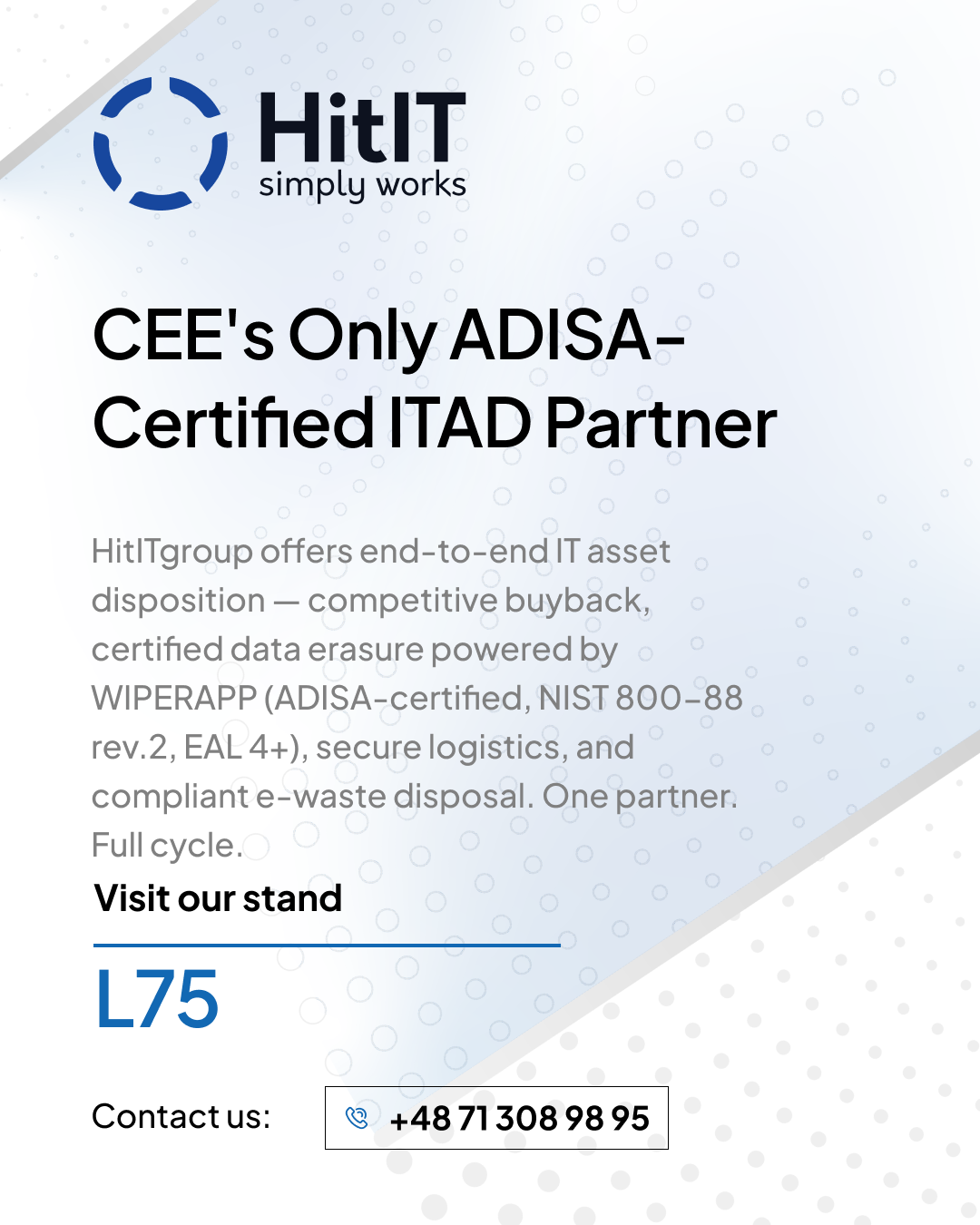Meet the Only ADISA-Certified ITAD Company in Central and Eastern Europe