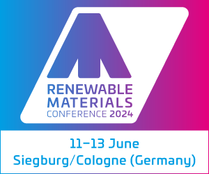 Two Weeks Left to Submit Your Innovation for the ”Renewable Material of the Year 2024“