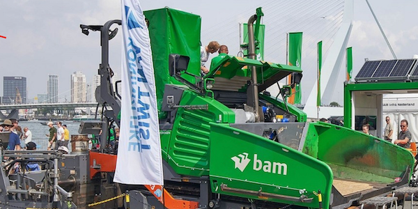 BAM Introduces First Construction Machine with Hydrogen Combustion Engine