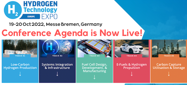 Hydrogen Technology Expo Europe’s Conference Agenda Goes Live