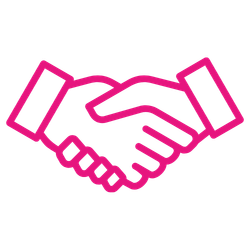 networking or handshake icon