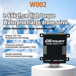 65kg High-Voltage  Servo for Drone Payloads – Waterproof, Interference-Resistant, Dual-Power Supply, Rated for -50°C Low-Temperature Operation