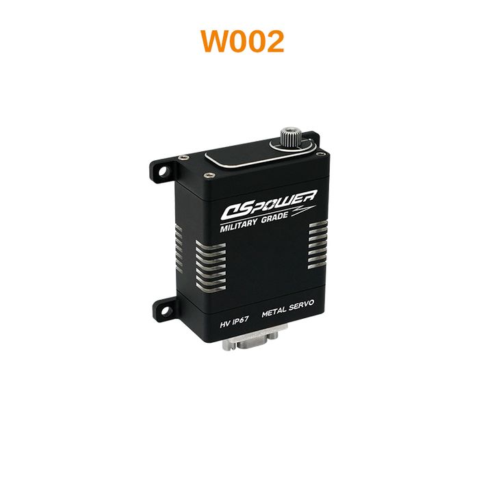 65kg High-Voltage  Servo for Drone Payloads – Waterproof, Interference-Resistant, Dual-Power Supply, Rated for -50°C Low-Temperature Operation