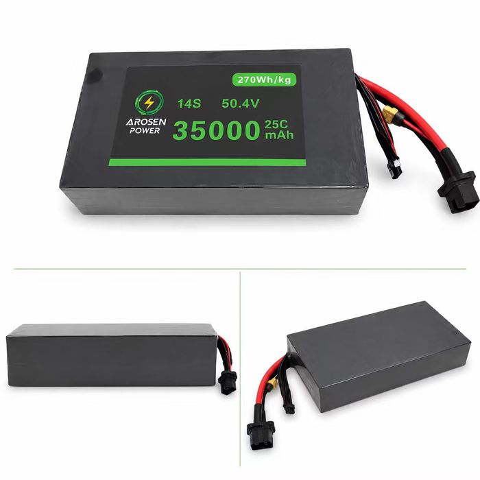 14S,50.4V,35000mah, 25C,270Wh/kg