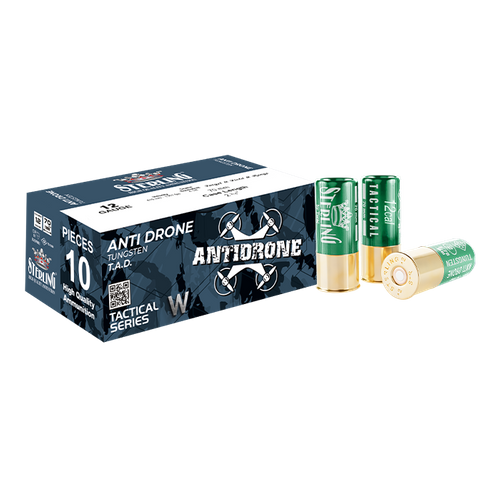 Sterling 12ga Tungsten Antidrone Shotshell