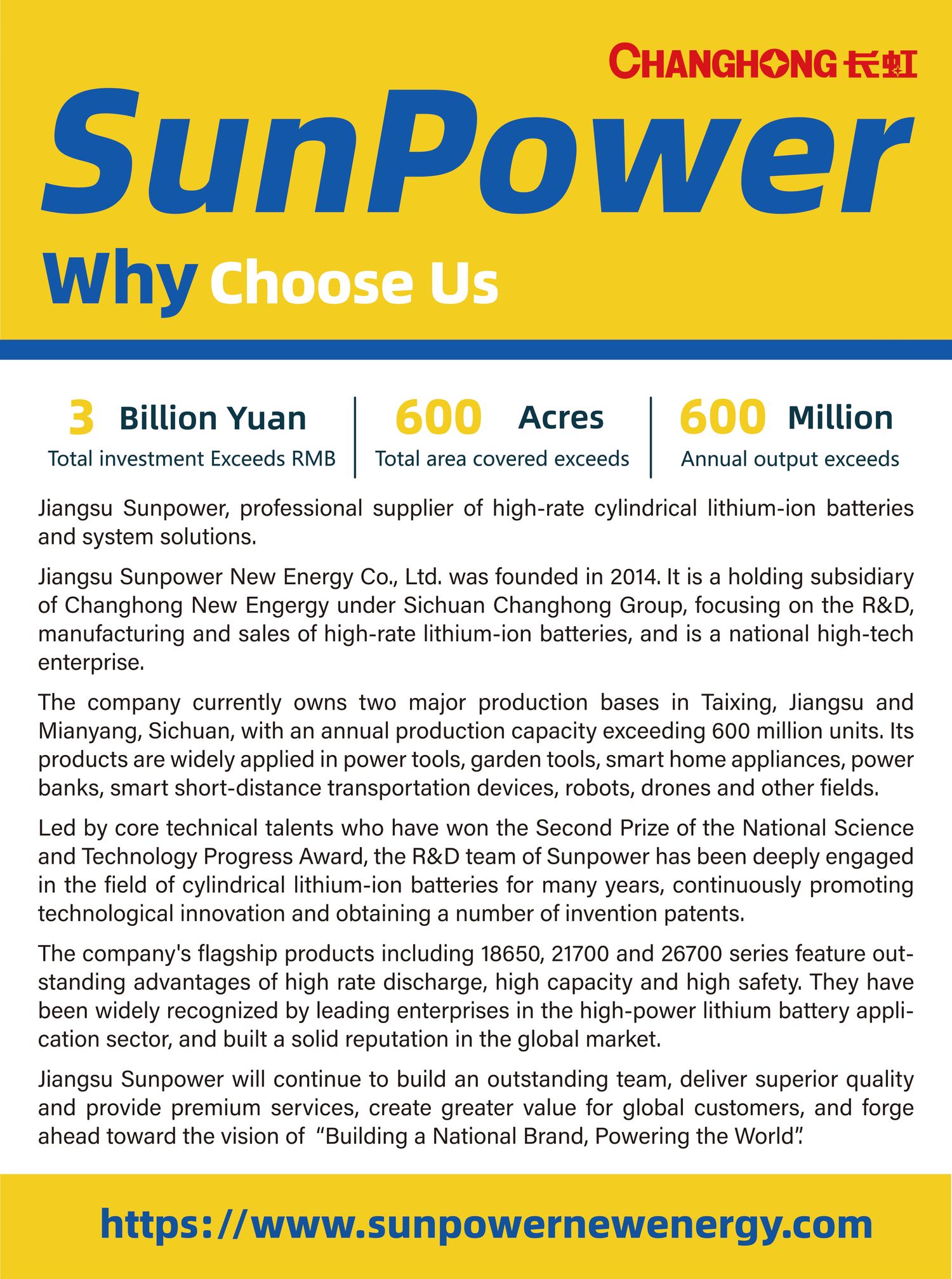 Cover image - Jiangsu Sunpower Co., Ltd..