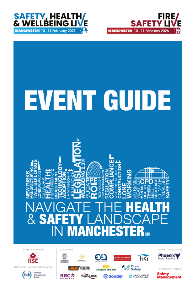 Safety, Health & Wellbeing Live Manchester 2026 event guide