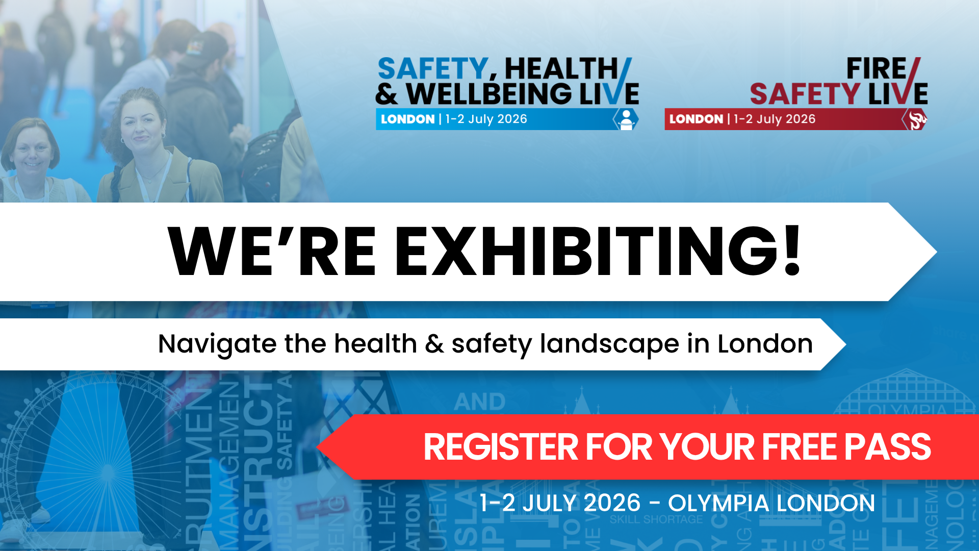 Exhibitor banners