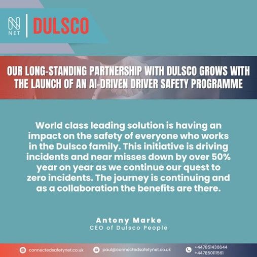Dulsco Group launches an AI-driven Driver Safety Programme 
