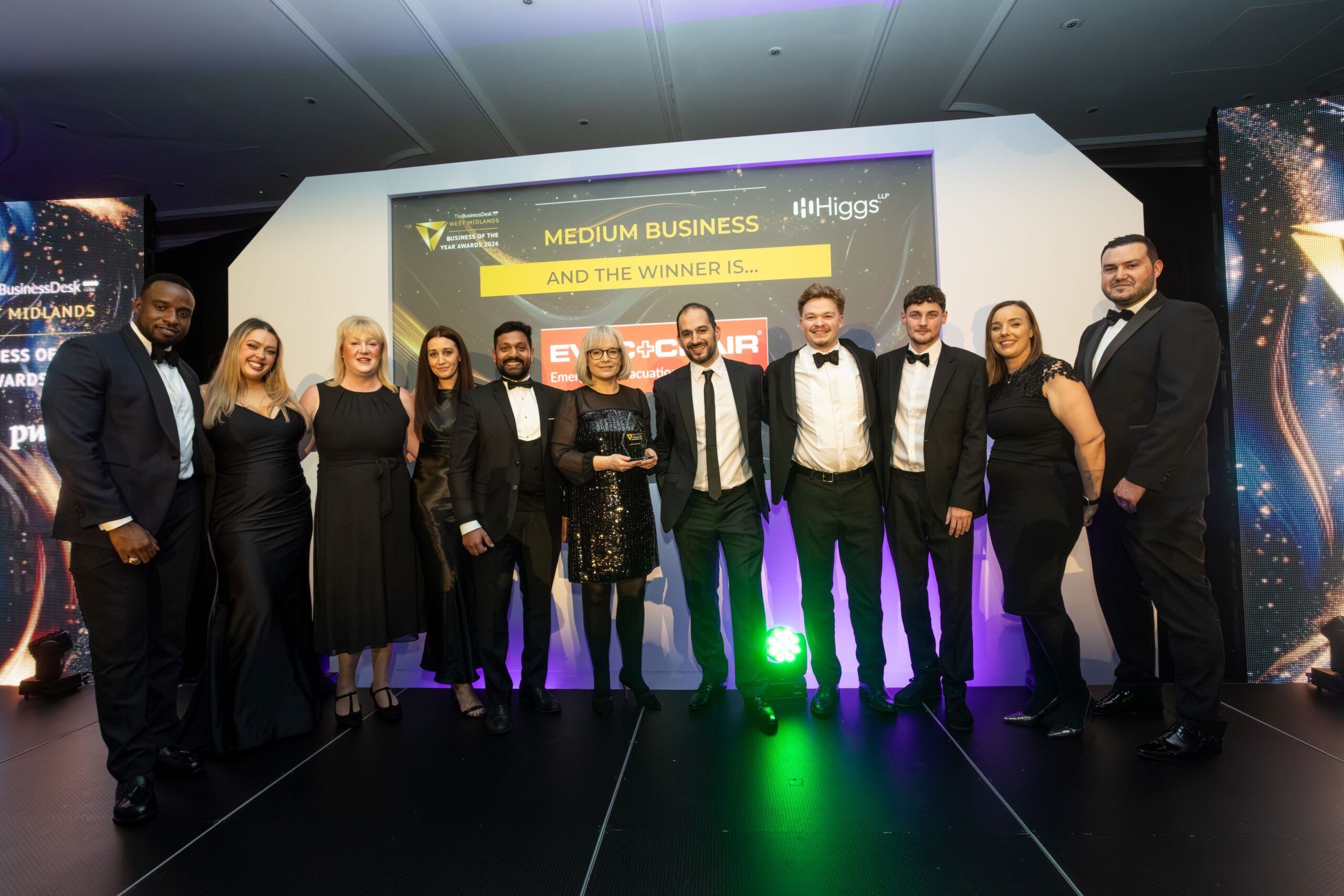 Evac+Chair recognised as West Midlands’ Medium Business of the Year