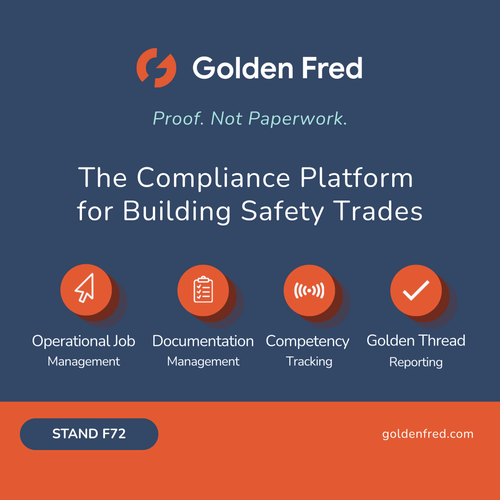 Golden Fred makes its public debut at Fire Safety Live, Olympia London, 1–2 July 2026