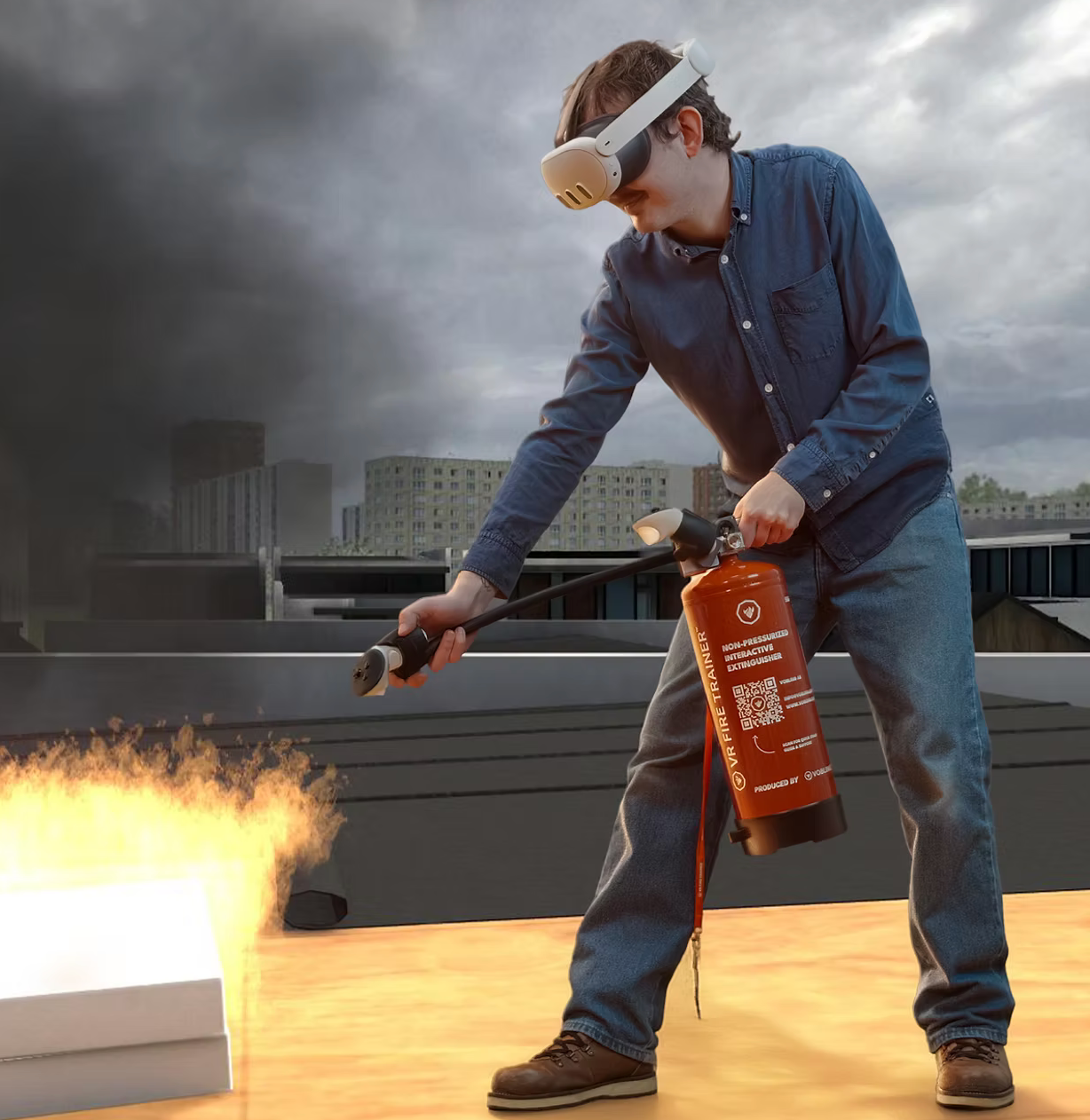 The VR Fire Trainer goes into AR/XR