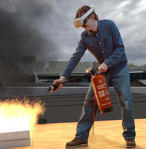 The VR Fire Trainer goes into AR/XR