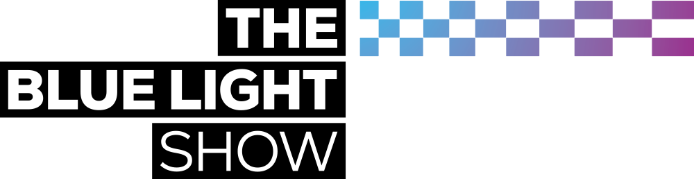 Blue Light Show Logo - light, logo 