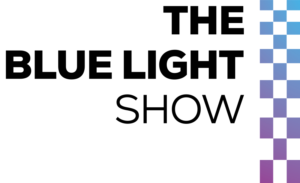 Blue Light Show Logo - _wo_Portrait