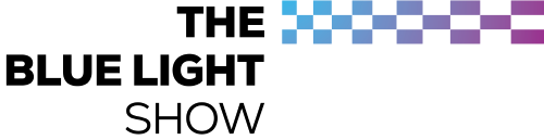 The Blue Light Show logo