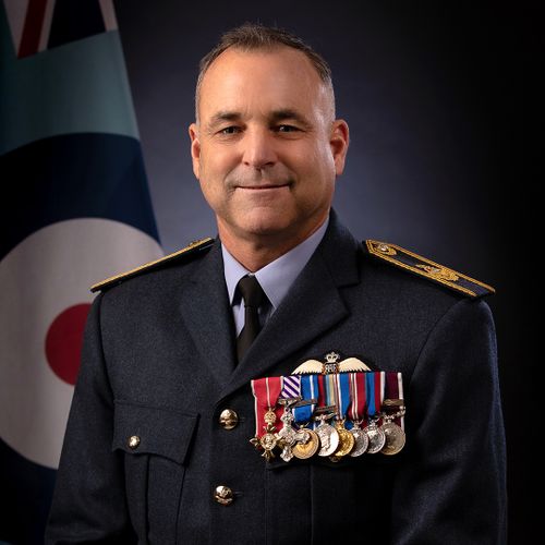 Speaker profile image for Air Vice-Marshal Fin Monahan OBE, DFC;