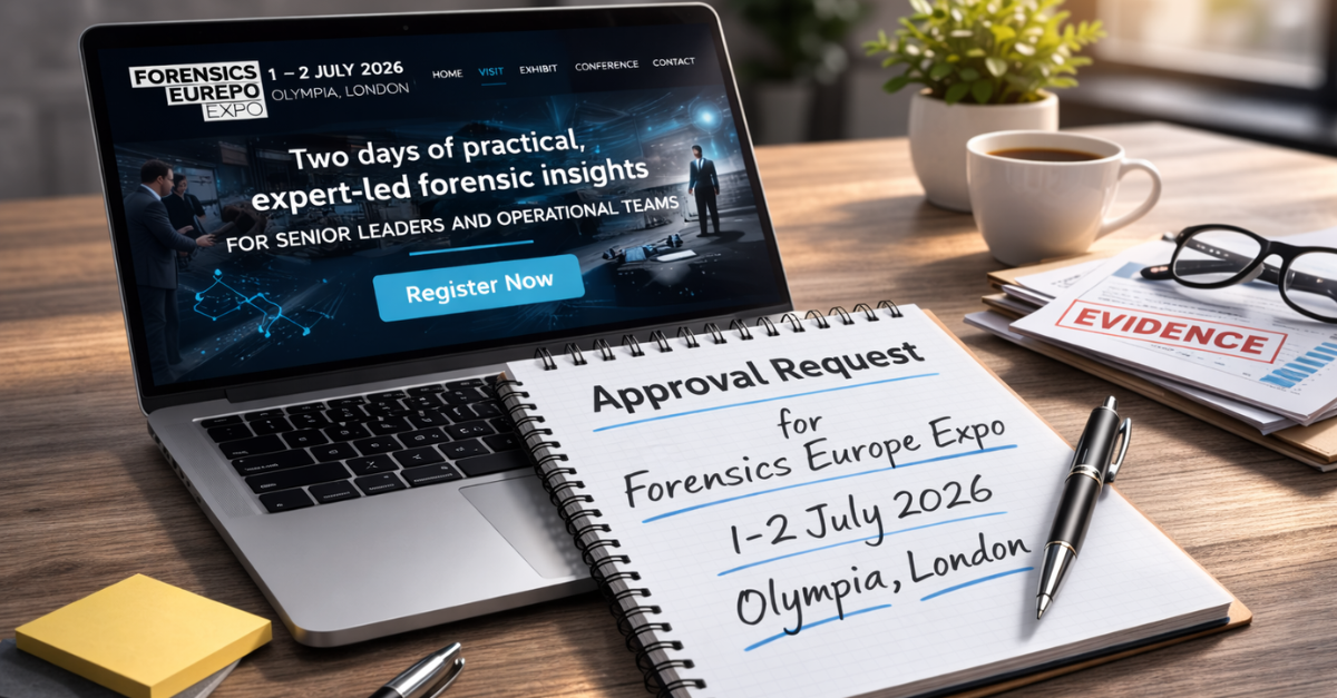 Forensics Europe Expo 2026 - leadership approval template