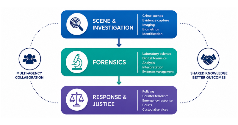 Forensics Europe Expo. Part of Public Protection Week 2027.