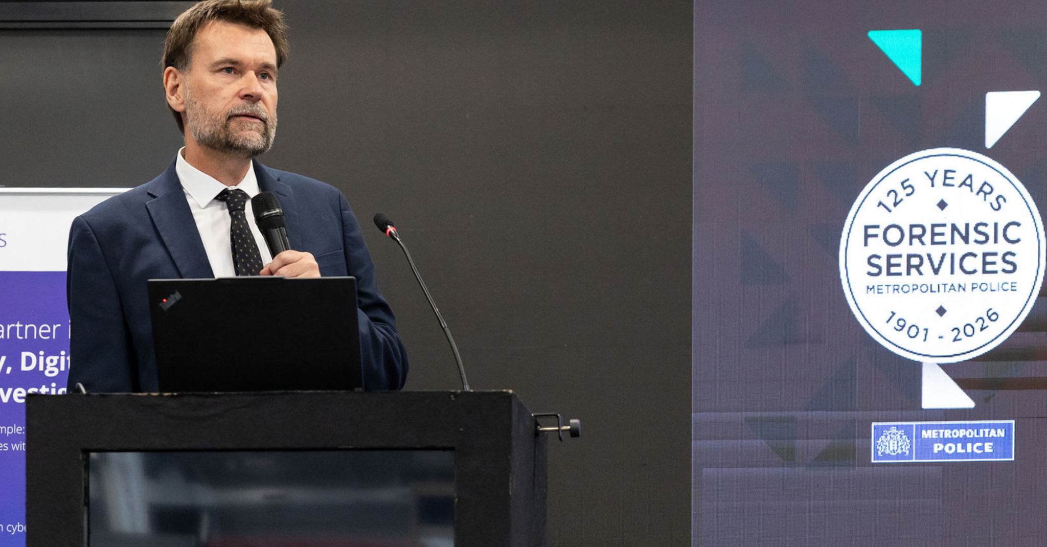 Alan Tribe, Director of Forensic Services, Metropolitan Police Service