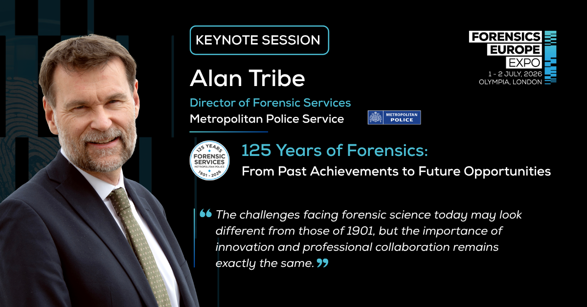 Alan Tribe, Director of Forensic Services, Metropolitan Police Service
