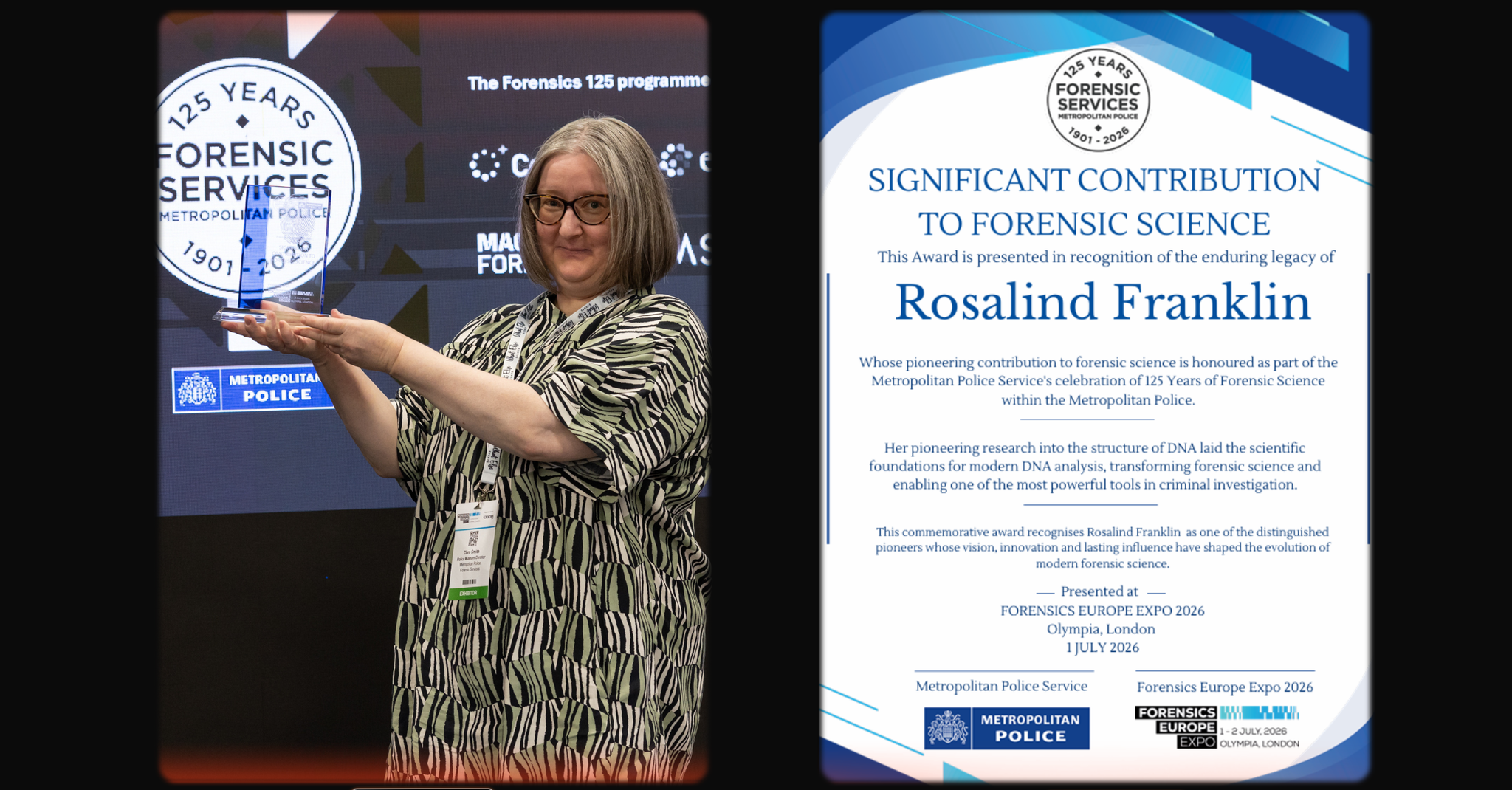 Significant Contribution to Forensic Science