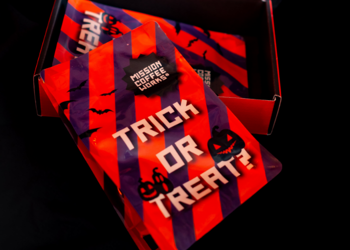 Trick or Treat, Mission Coffee Works