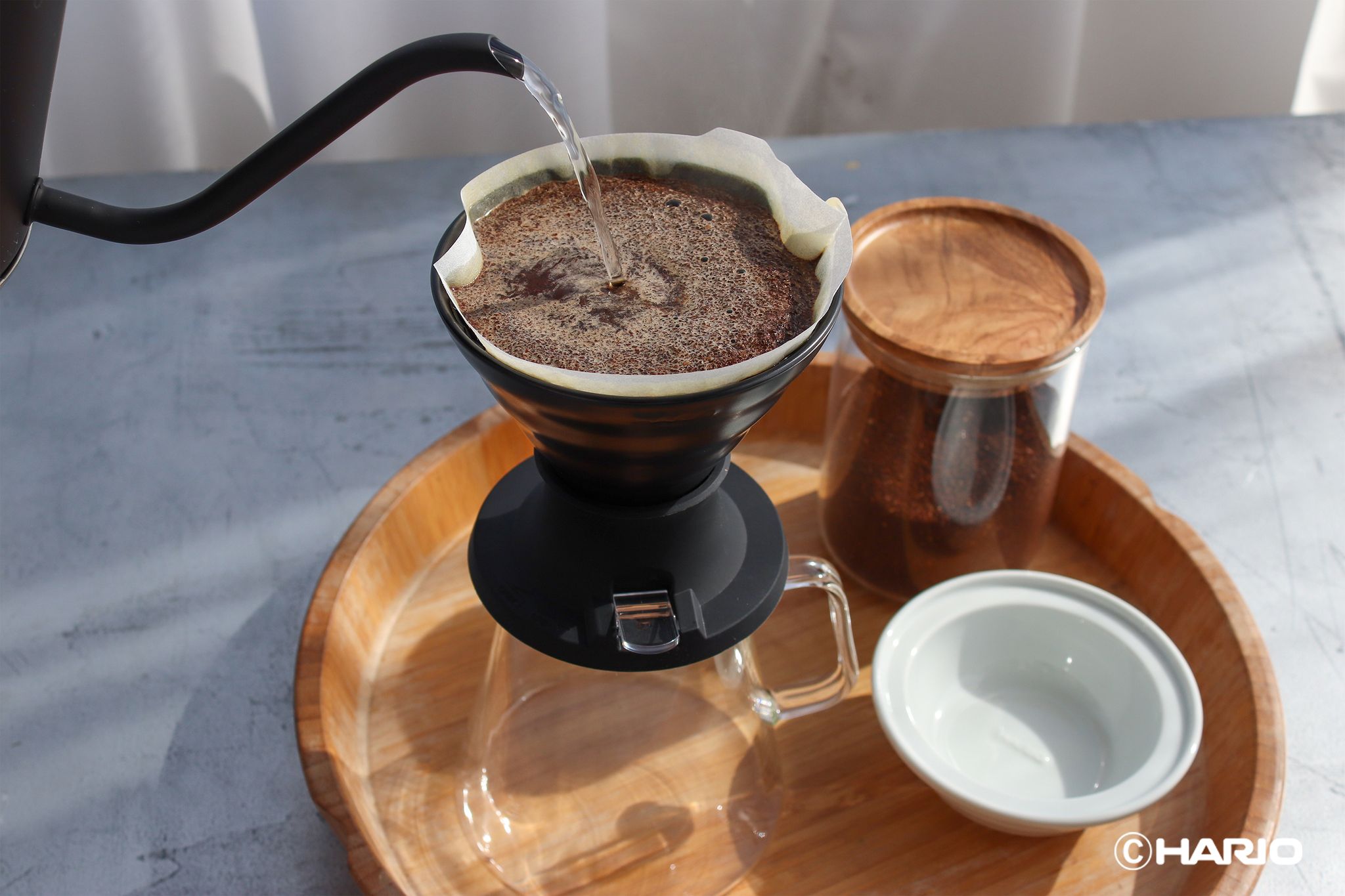 Coffee pouring