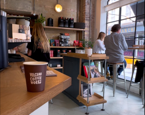 Volcano (Door Coffee Bar) - Brixton