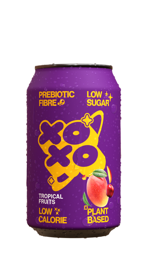 XOXO Tropical Fruits Prebiotic Soda