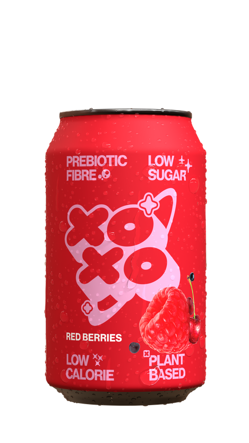XOXO Red Berries Fruits Prebiotic Soda