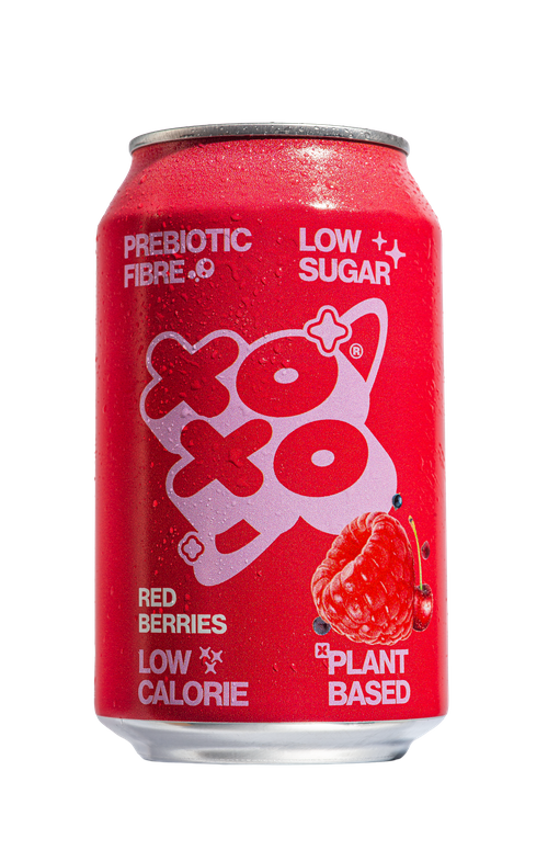 XOXO Red Berries Fruits Prebiotic Soda