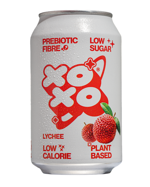 XOXO Lychee Prebiotic Soda