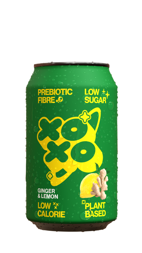XOXO Ginger & Lemon Prebiotic Soda