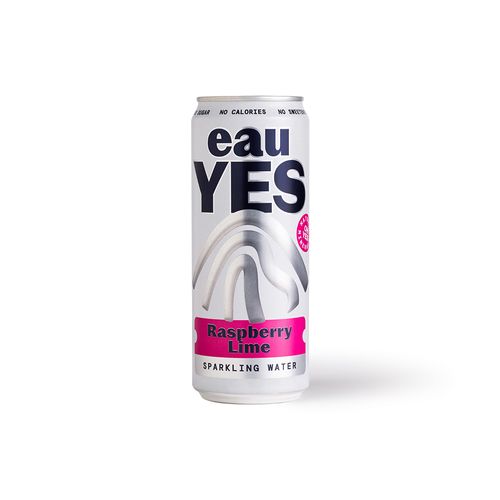 eauYES Raspberry Lime Sparkling Mineral Water
