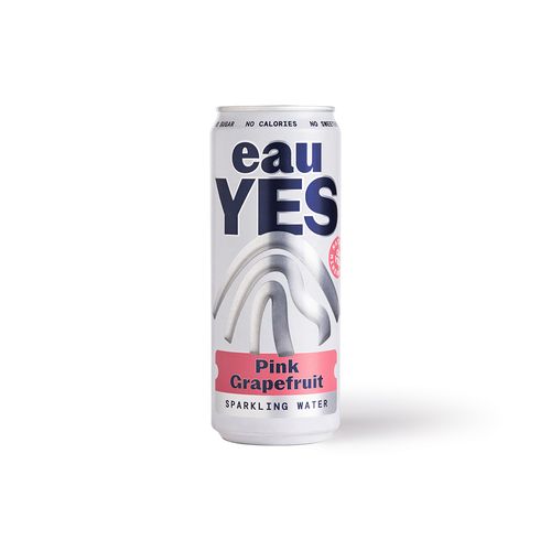 eauYES Pink Grapefruit Sparkling Mineral Water